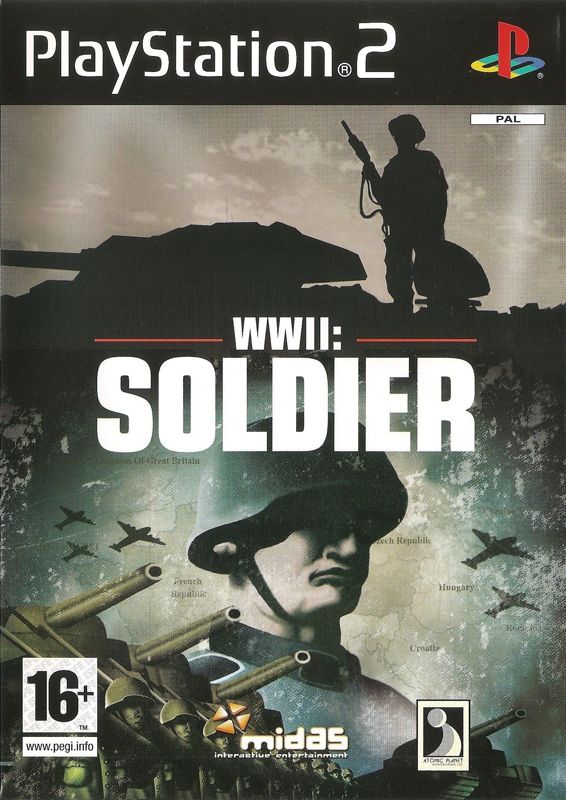 WWII: Soldier box art for Playstation 2